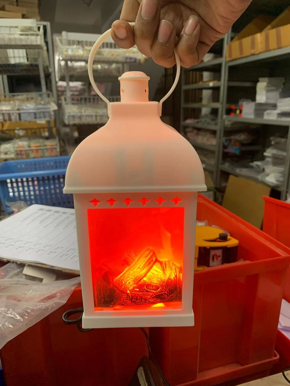 Fireplace Small size lamp