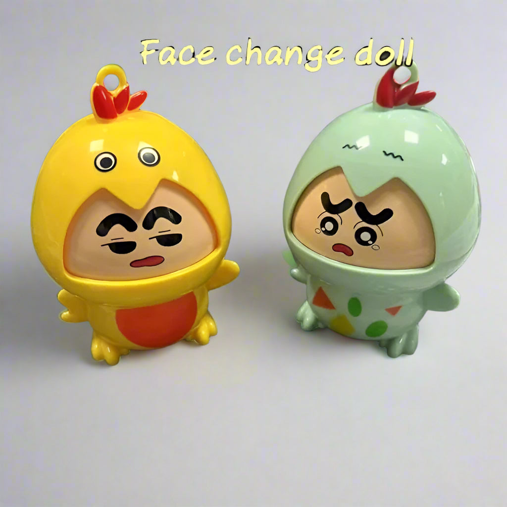 Shinchan Face Changing Keychain