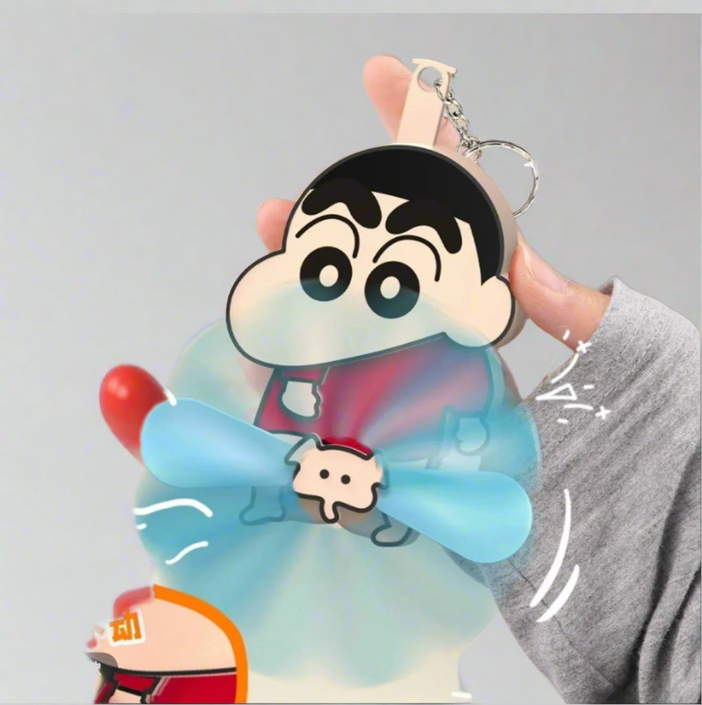 Scratching fan Shinchan