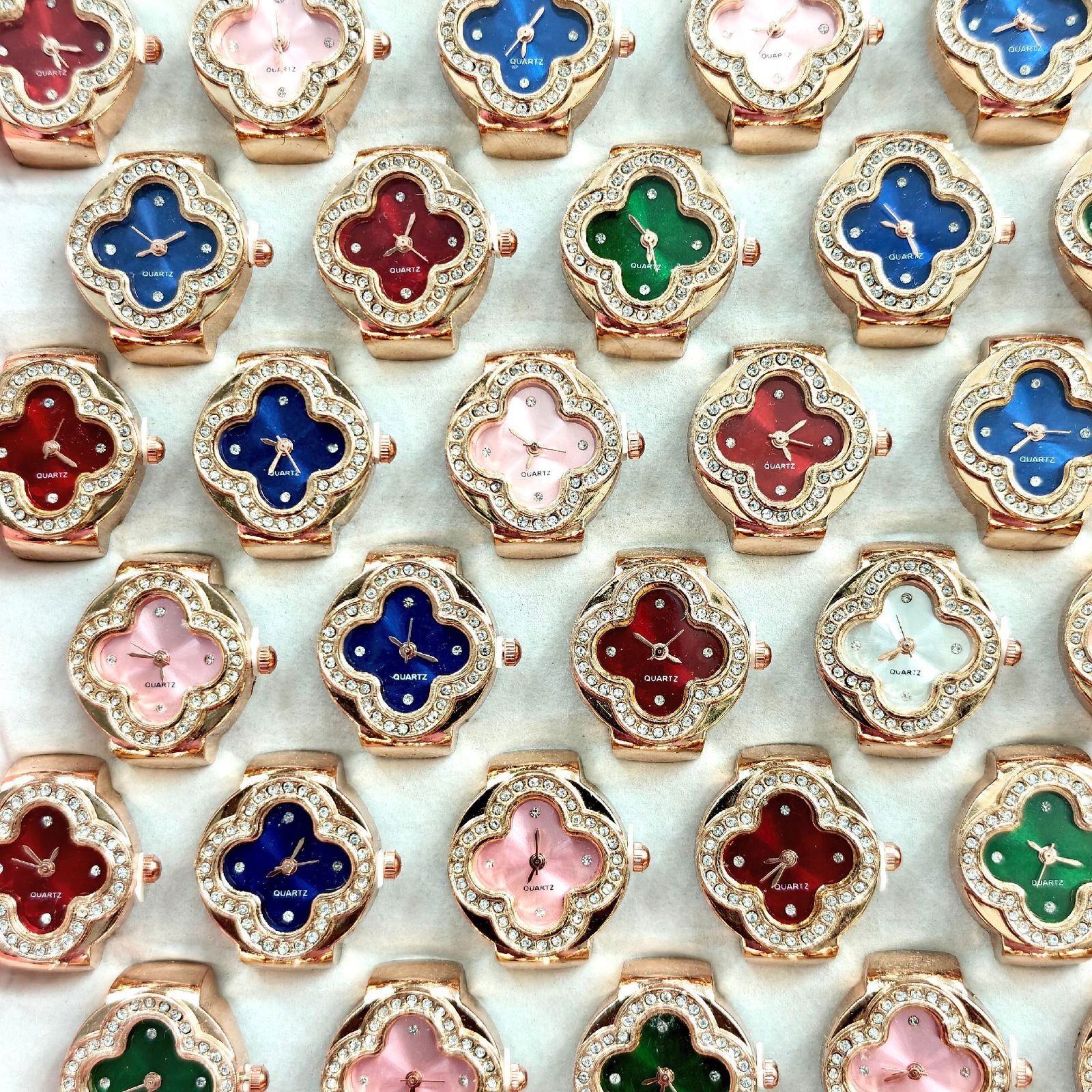 Analog Watches-Copper Color-Flower design