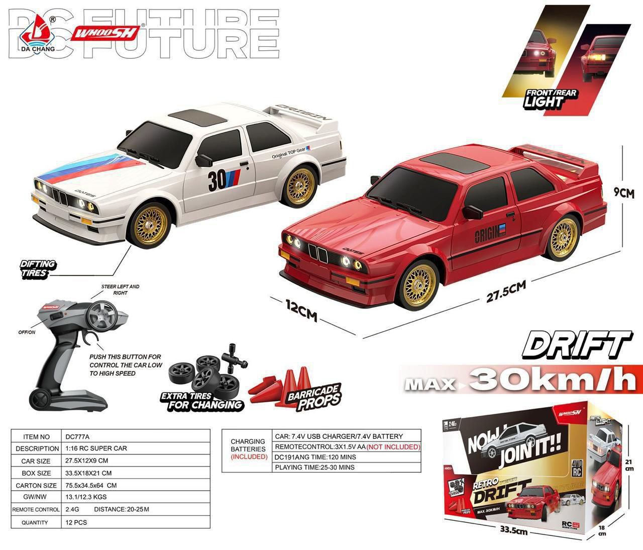 BMW RC 30km Speed car