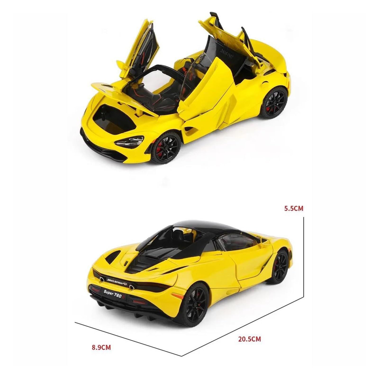 McLaren 1/24 metal car with acrylic box